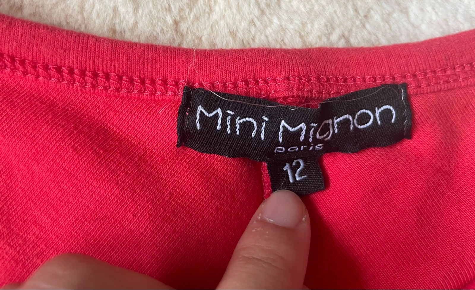 T-shirt Mini Mignon Paris Filly Love 12 ans – photo 4